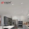 Black honeycomb texture embedded LED downlight ceiling light anti-glare energy-saving lighting fixture Item Picture